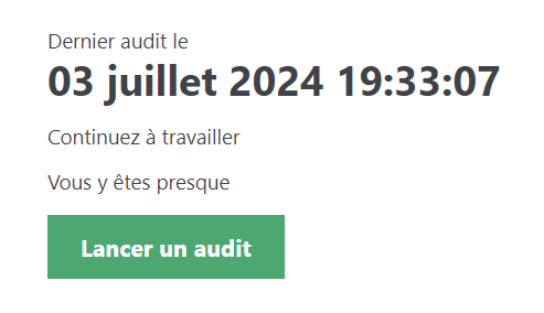 date audit de sécurité