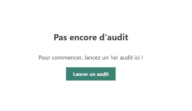 lancement premier audit de sécurité