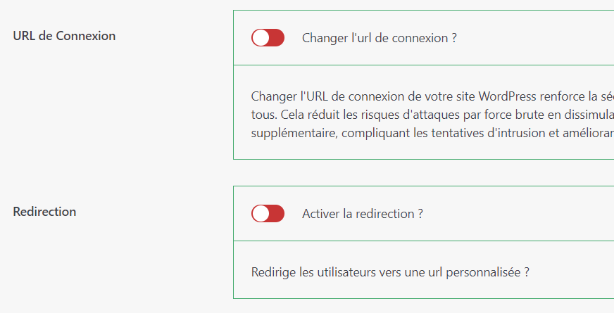cacher l'url du backoffice WordPress